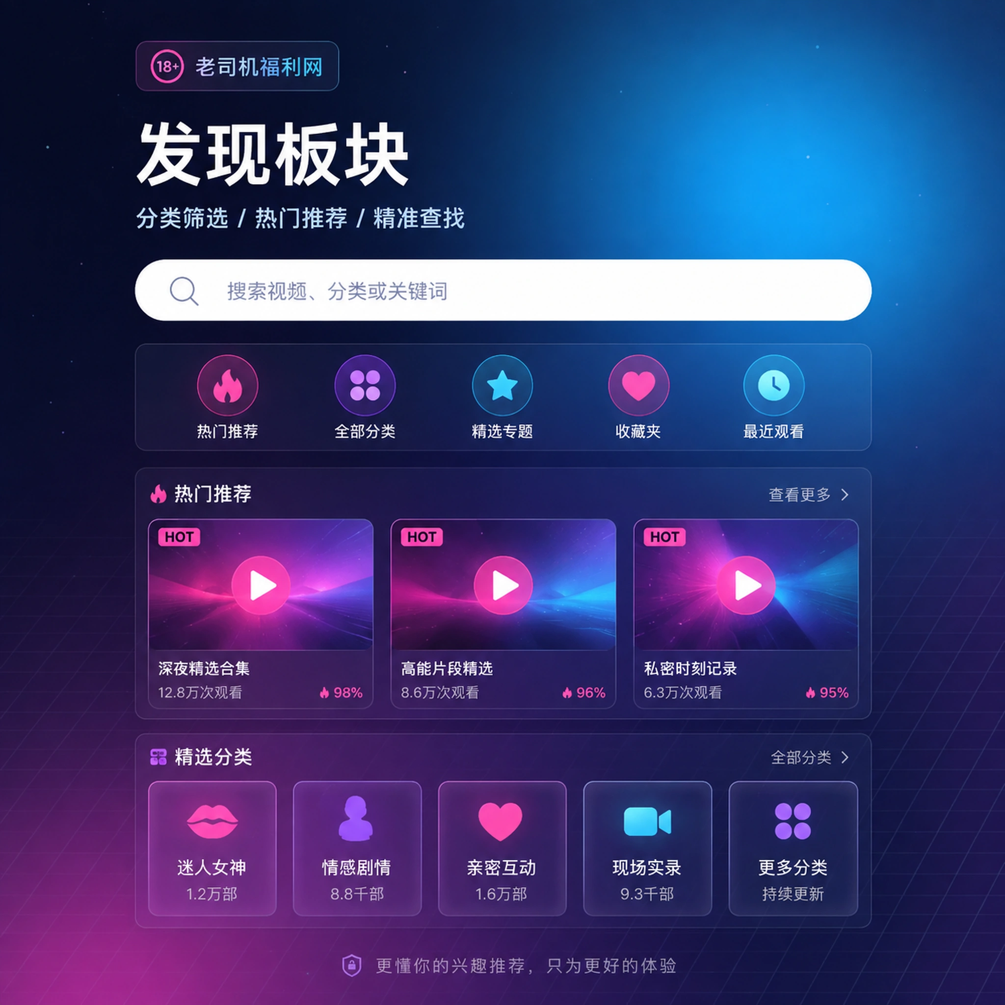 发现频道主题视觉